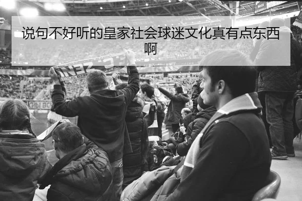 说句不好听的皇家社会球迷文化真有点东西啊